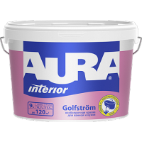 Aura Interior Golfström / Аура Интериор Гольфстрим особопрочная краска для ванной и кухни