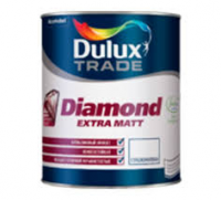 Dulux Diamond Extra Matt - 1l. / Дулюкс Даймонд Экстра Мат - 1л. Глубоко матовая краска износостойкая для стен и потолков