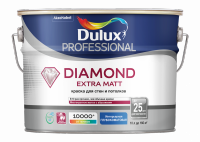 Dulux Diamond Extra Matt - 10l. / Дулюкс Даймонд Экстра Мат - 10л. Глубоко матовая краска износостойкая для стен и потолков